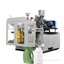 Double station plastic bottle extrusion blow molding machine